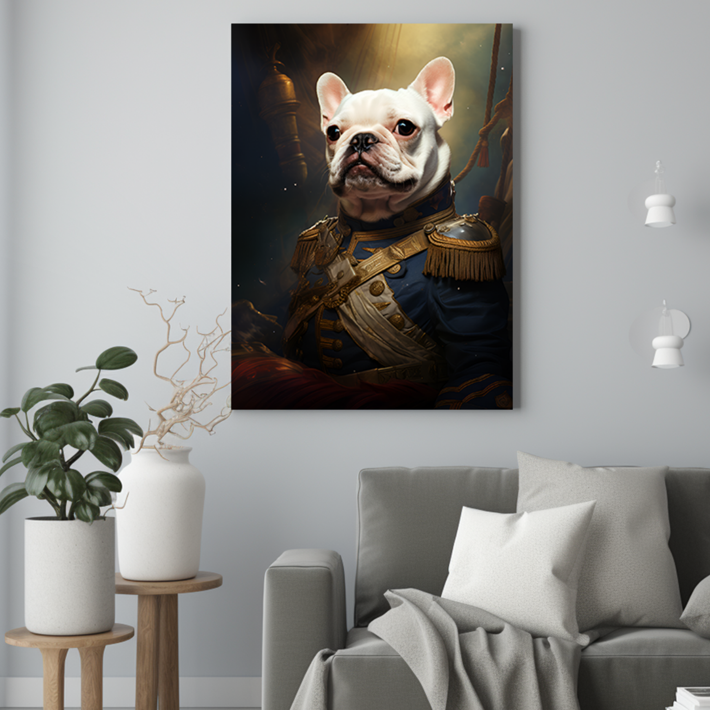 Pies generał - Portret psa ze zdjęcia na zamówienie