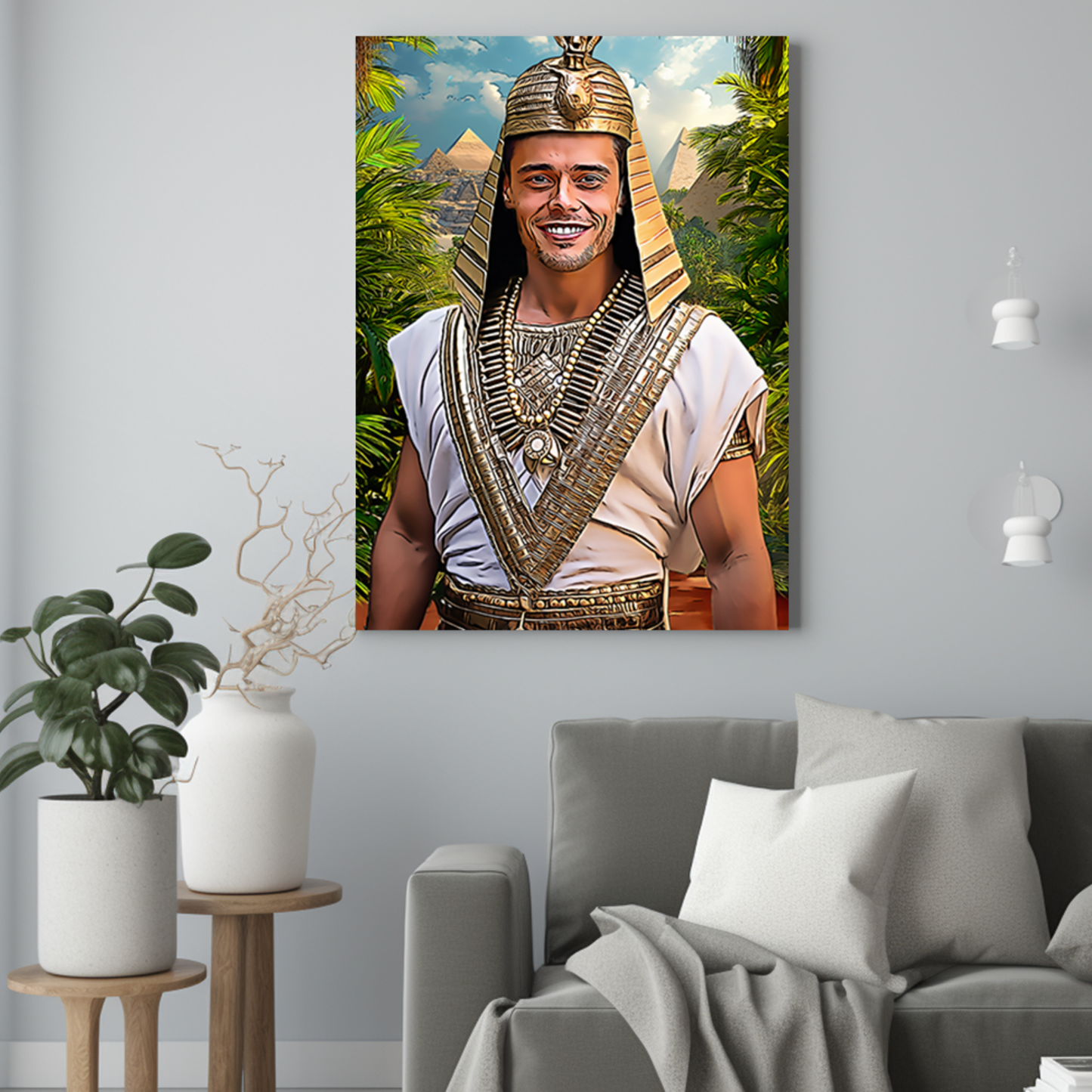 Faraon - Portret ze zdjęcia na prezent dla mężczyzny