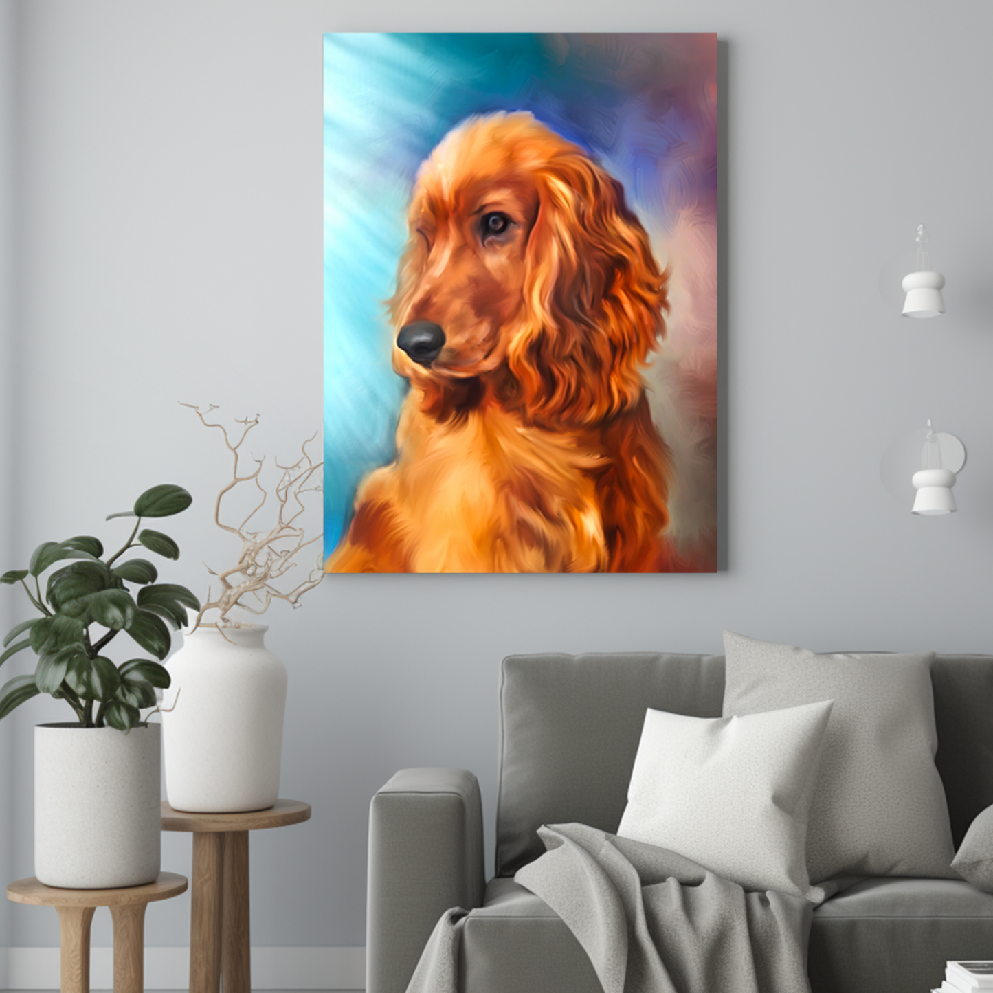 Pies jak namalowany - Portret psa ze zdjęcia na zamówienie