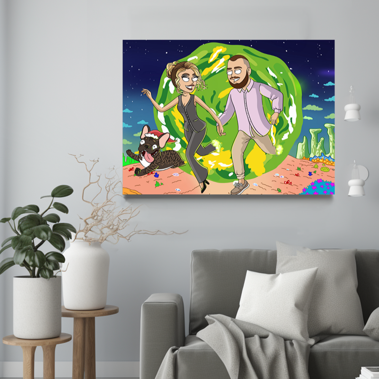 Zwiedzanie kosmosu - Portret ze zdjęcia pomysł na prezent