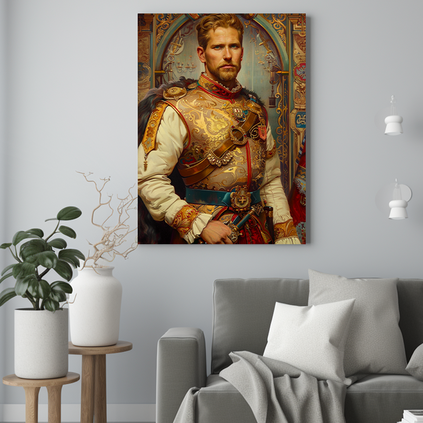 Najlepszy dowódca - Portret ze zdjęcia na prezent dla mężczyzny