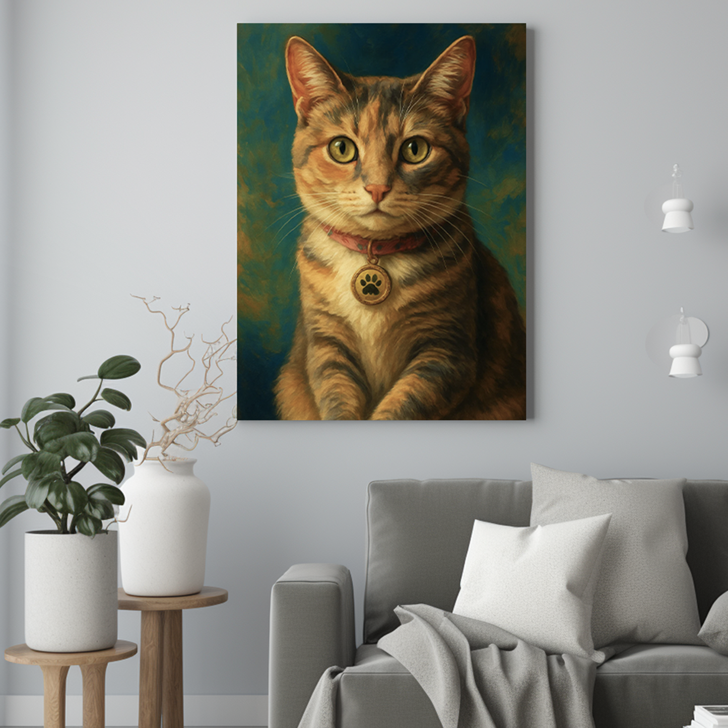 Kot jak malowany - Portret kota ze zdjęcia na zamówienie