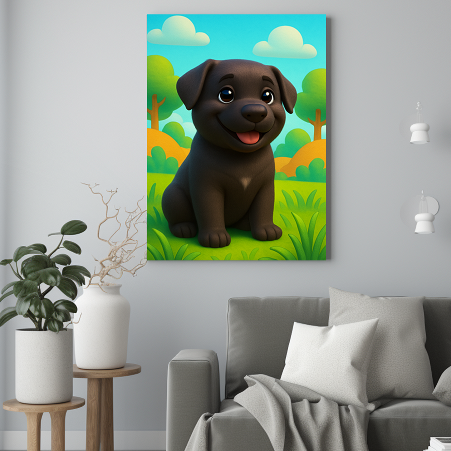 Pies w stylu 3D - Portret psa ze zdjęcia na zamówienie