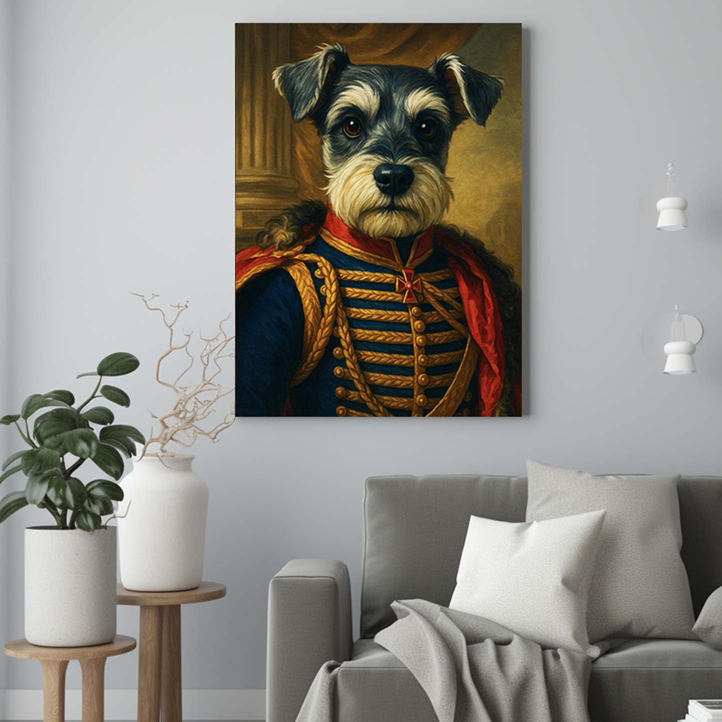 Arystokratyczny pies - Portret psa ze zdjęcia na zamówienie