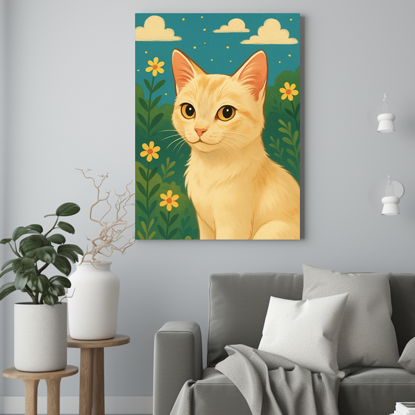 Bajkowy kot - Portret kota ze zdjęcia na zamówienie