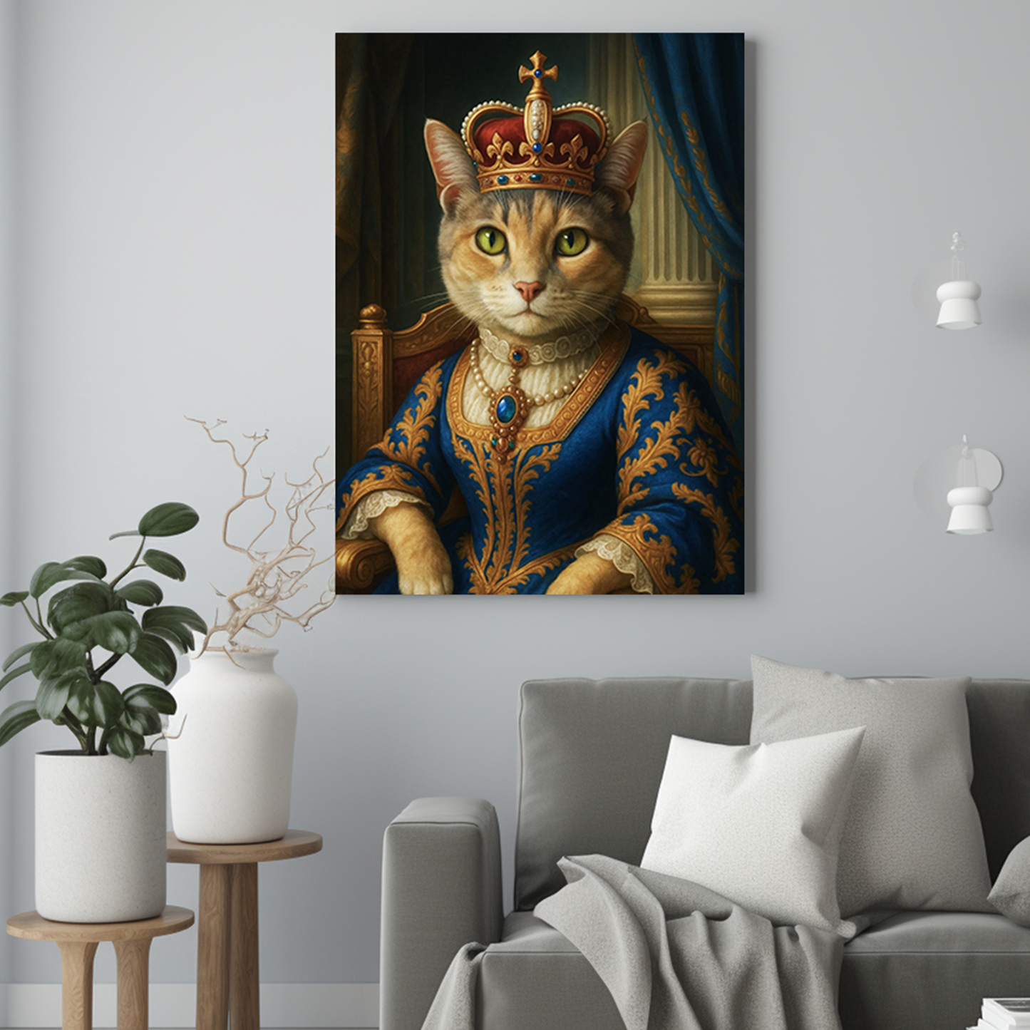 Królewna kicia - Portret kota ze zdjęcia na zamówienie