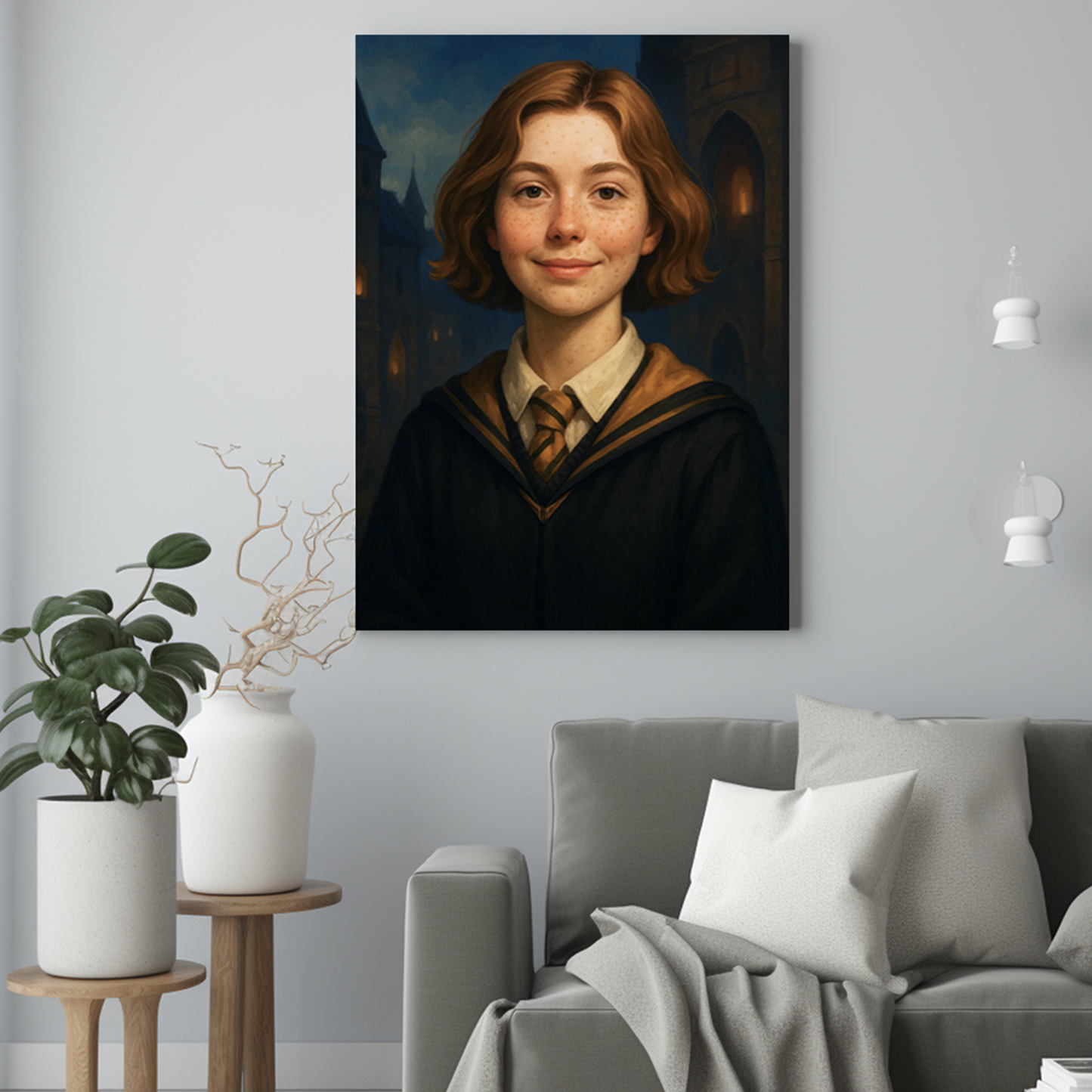 Dziewczyna czarodziejka - Portret ze zdjęcia na prezent dla kobiety