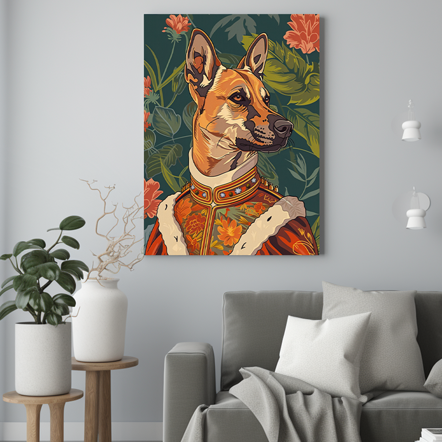 Szlachecki pies - Portret psa ze zdjęcia na zamówienie