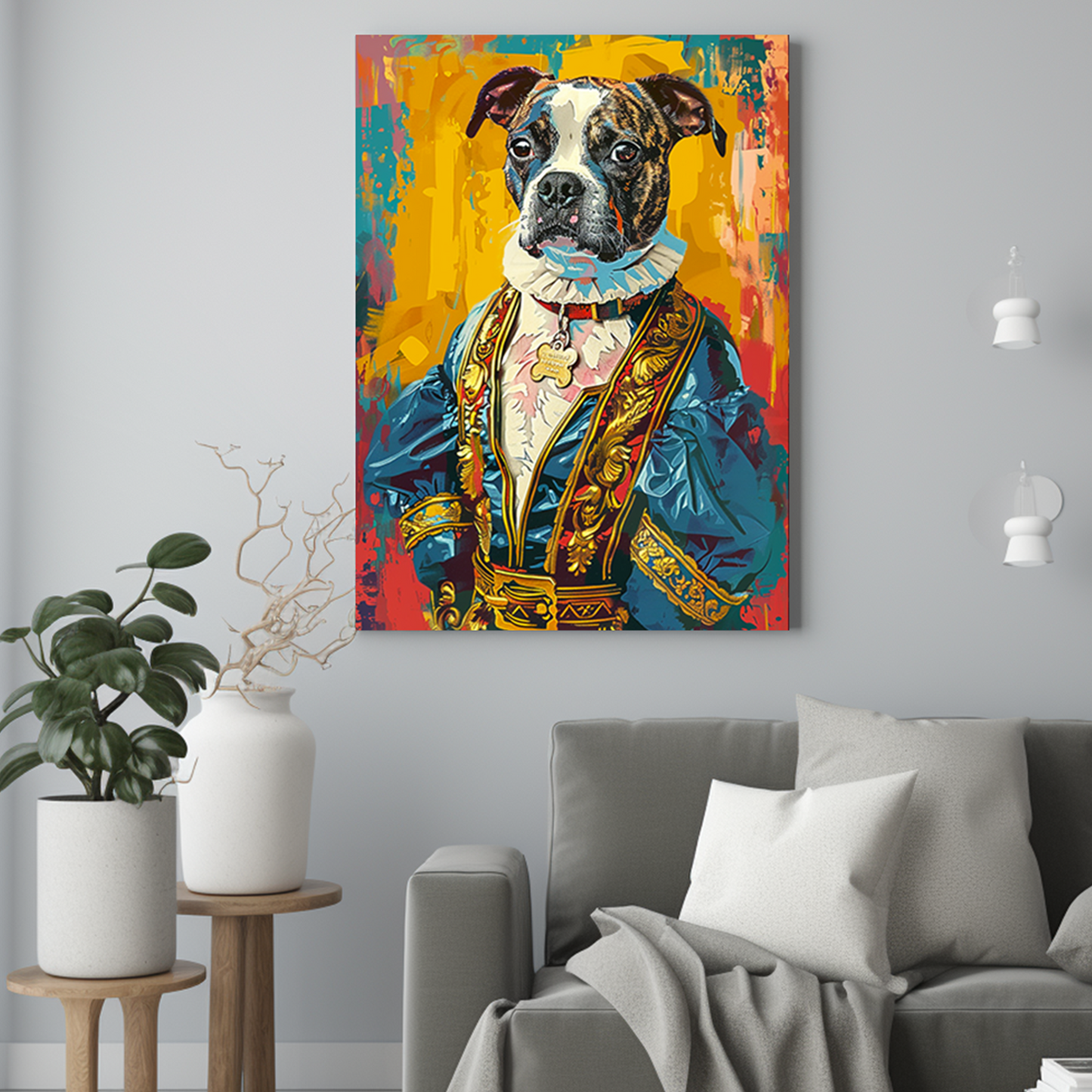 Szlachcic jak malowany - Portret psa ze zdjęcia na zamówienie