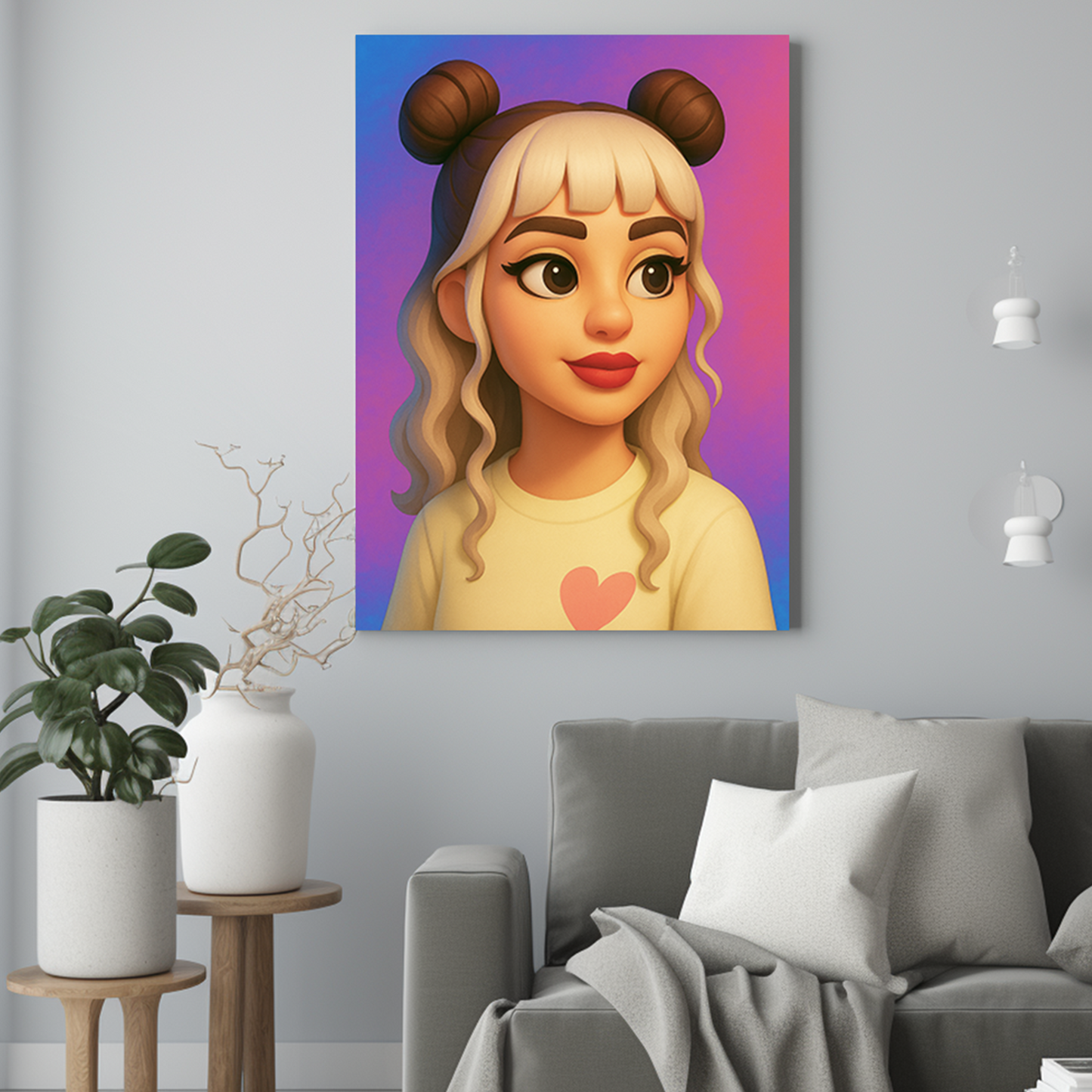 Kobieta w stylu 3D - Portret ze zdjęcia na prezent dla kobiety