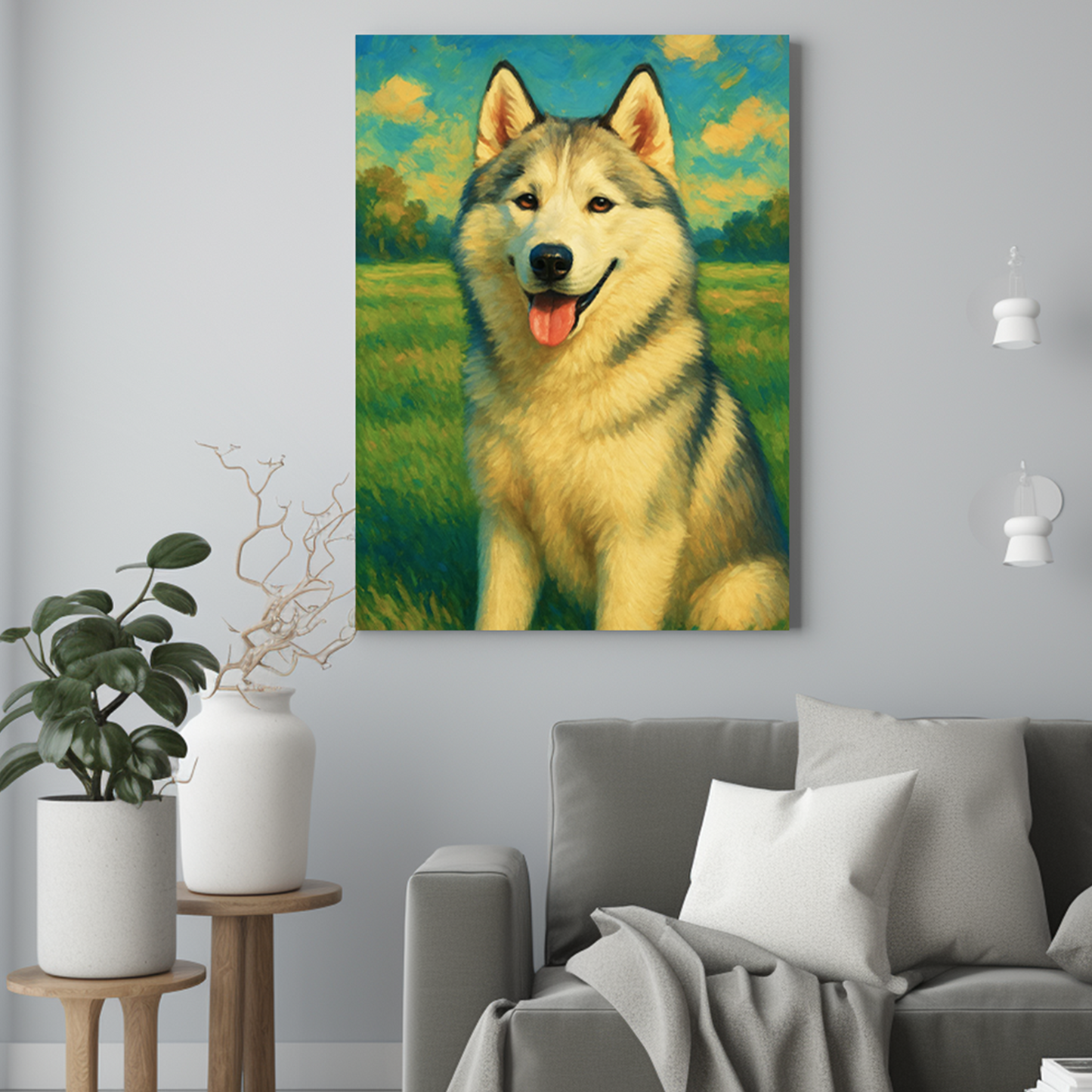 Pies jak malowany - Portret psa ze zdjęcia na zamówienie