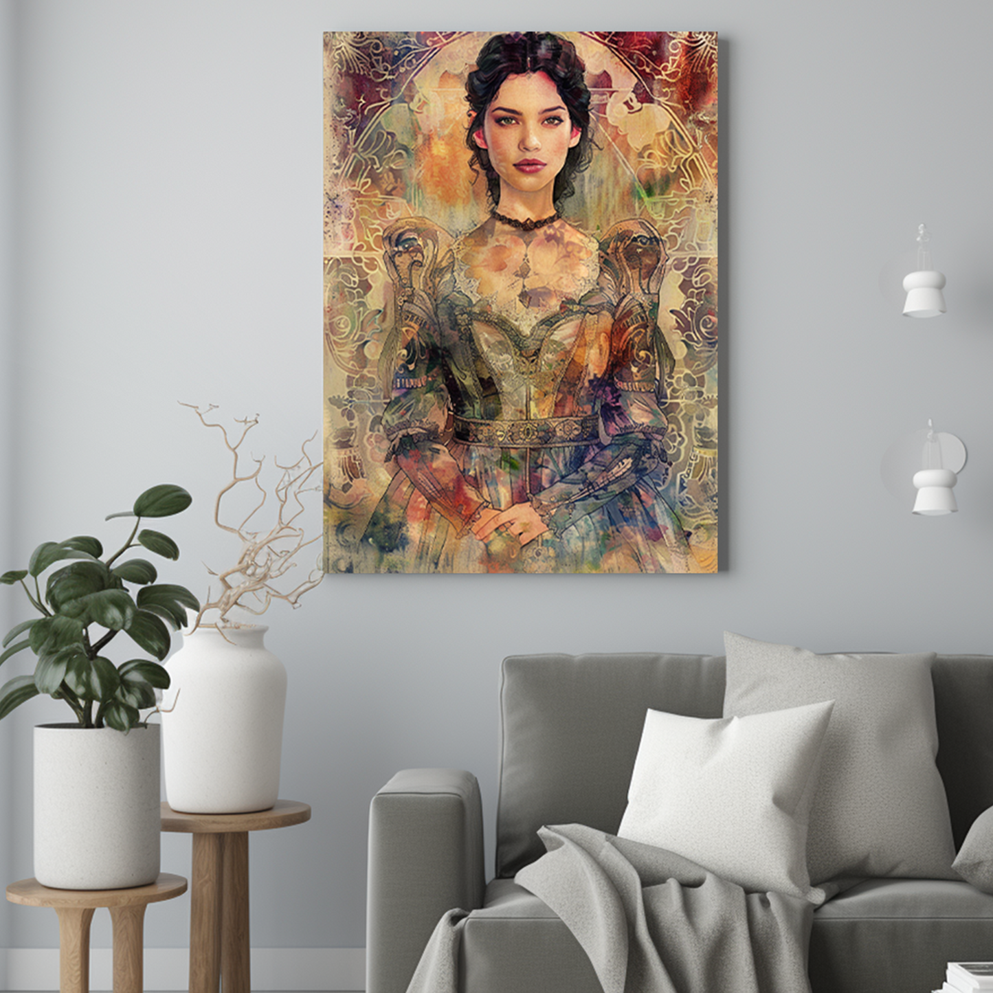 Stylowa kobieta - Portret ze zdjęcia na prezent dla kobiety