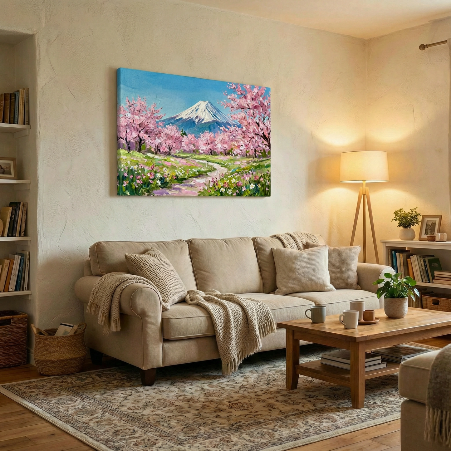 Góra Fudżi - Obraz na płótnie na ścianę do salonu lub sypialni