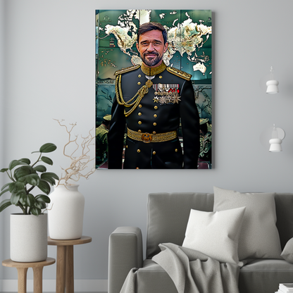 Generał - Portret ze zdjęcia na prezent dla mężczyzny