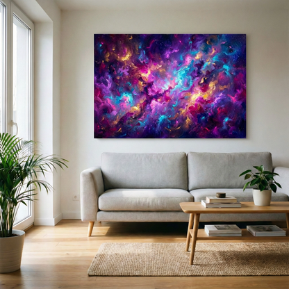 Fantastyczna galaktyka - Obraz na płótnie na ścianę do salonu lub sypialni