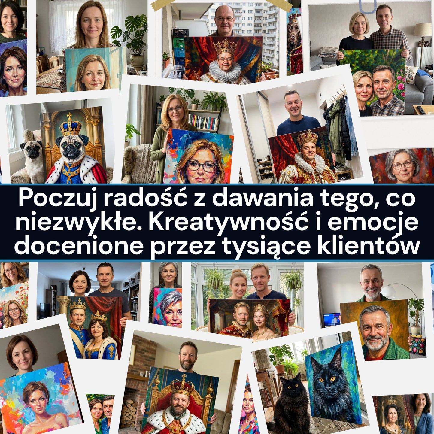Kapitan jak malowany - Portret ze zdjęcia na prezent dla mężczyzny