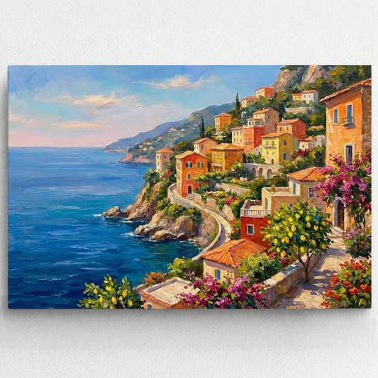 Włoski krajobraz  - Obraz na płótnie na ścianę do salonu lub sypialni