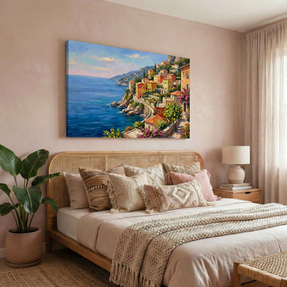 Włoski krajobraz  - Obraz na płótnie na ścianę do salonu lub sypialni