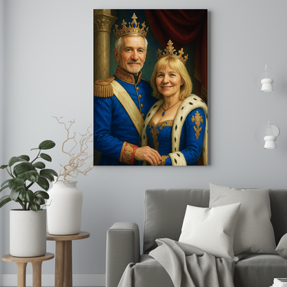 Królestwo rodziców - Portret ze zdjęcia pomysł na prezent