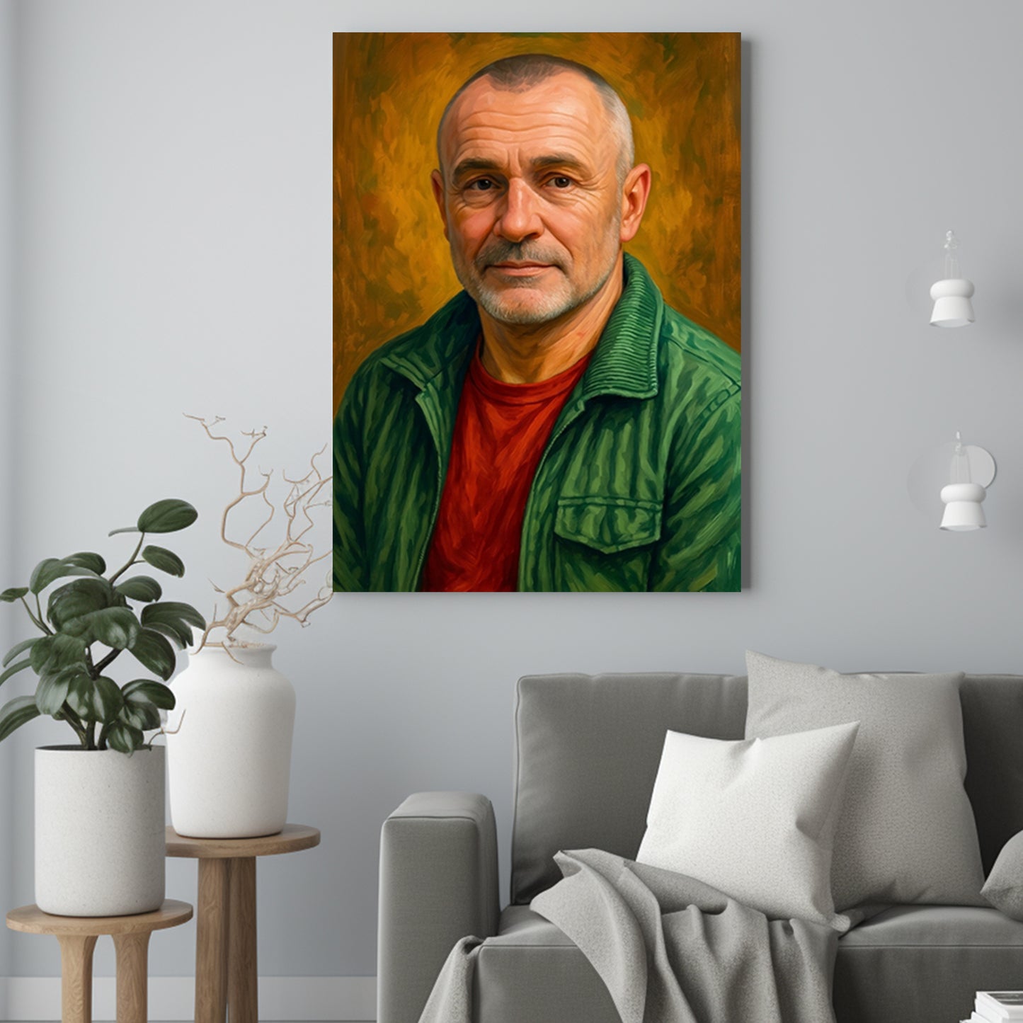 Mężczyzna jak malowany - Portret ze zdjęcia na prezent dla mężczyzny
