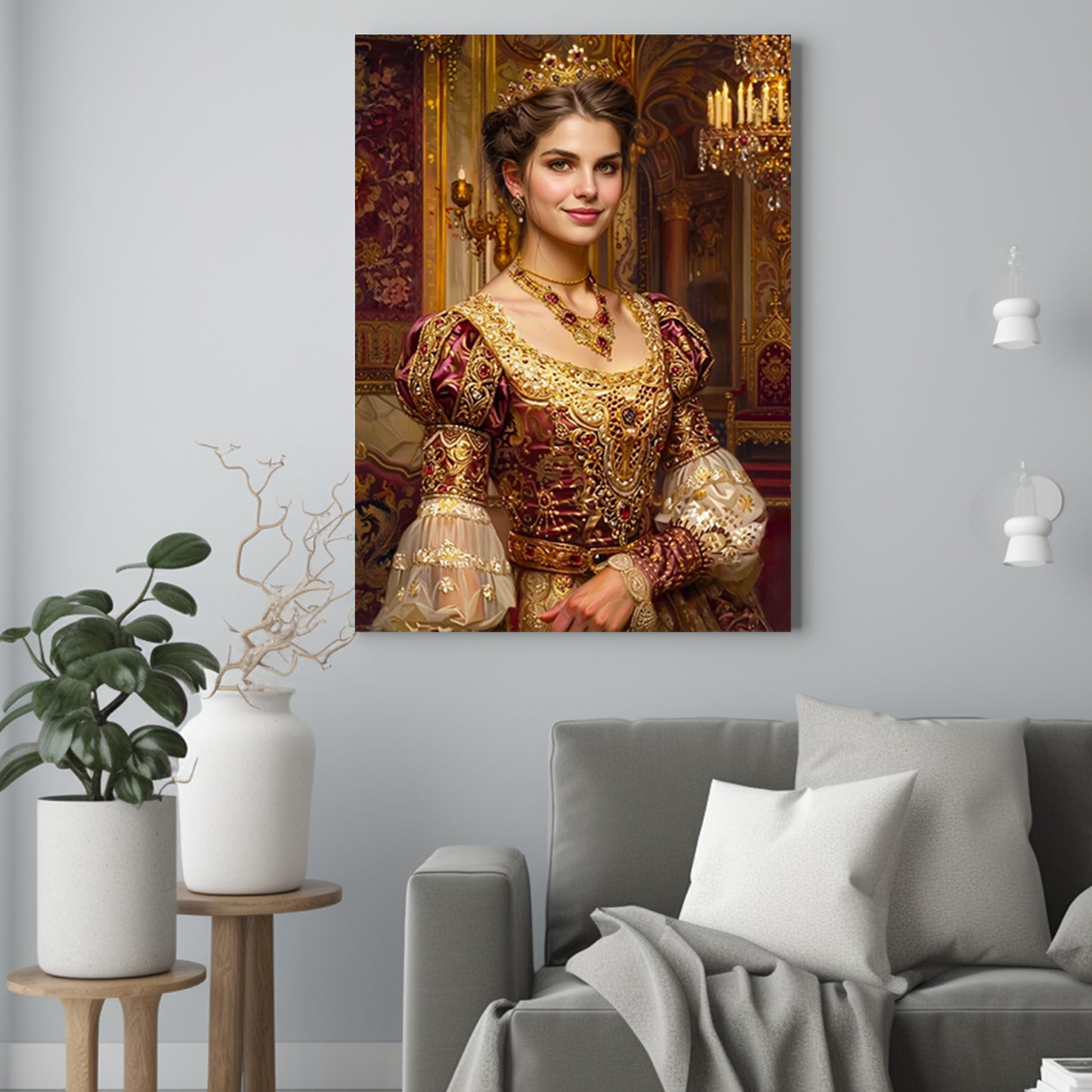 Księżniczka - Portret ze zdjęcia na prezent dla kobiety