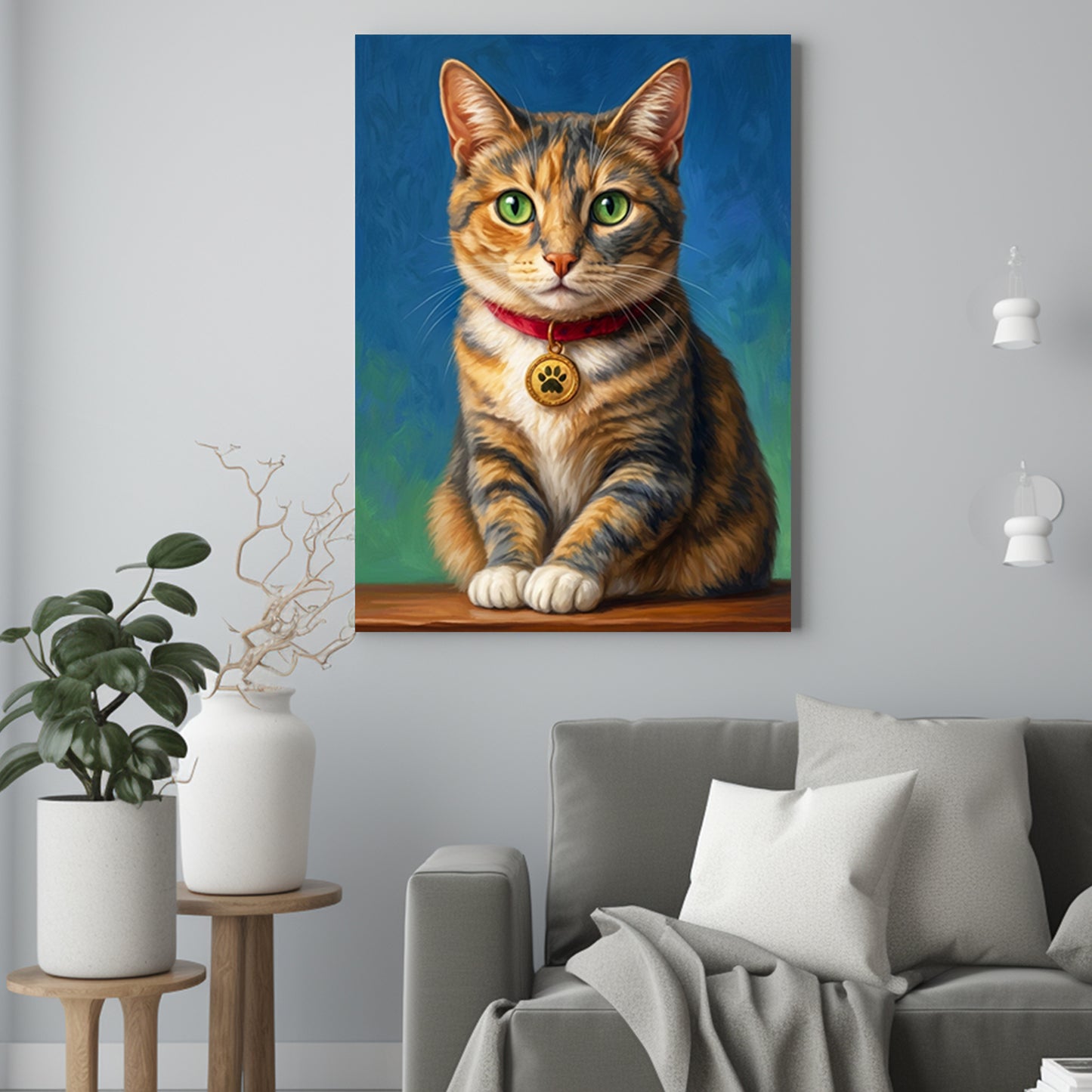 Kot jak malowany - Portret kota ze zdjęcia na zamówienie