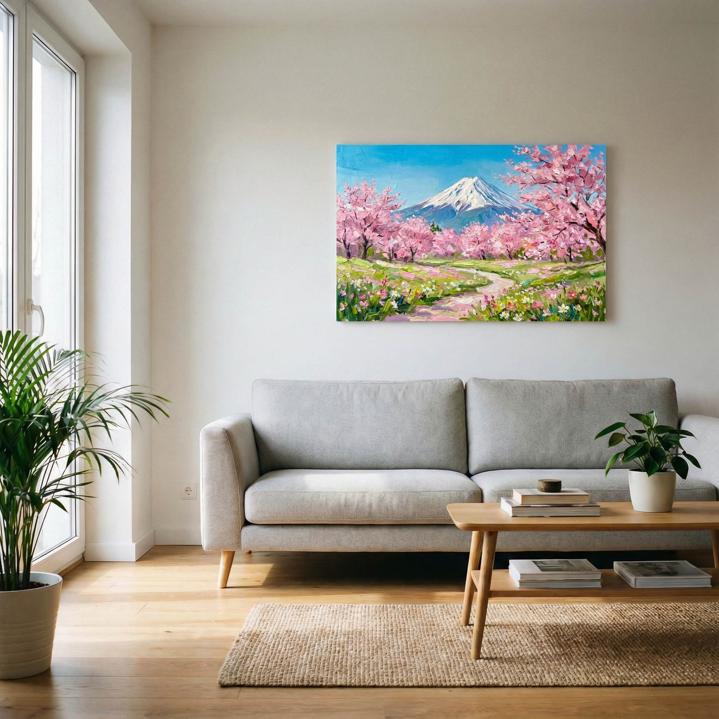 Góra Fudżi  - Obraz na płótnie na ścianę do salonu lub sypialni