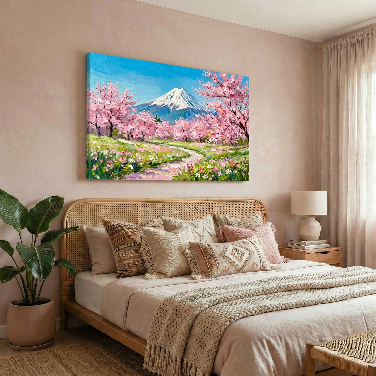 Góra Fudżi  - Obraz na płótnie na ścianę do salonu lub sypialni