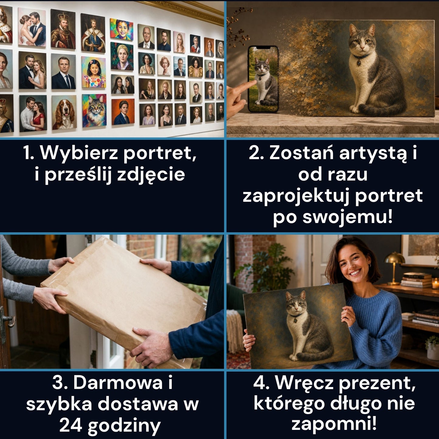 Jak działa zamówienie personalizowanego portretu - MamPortret.pl