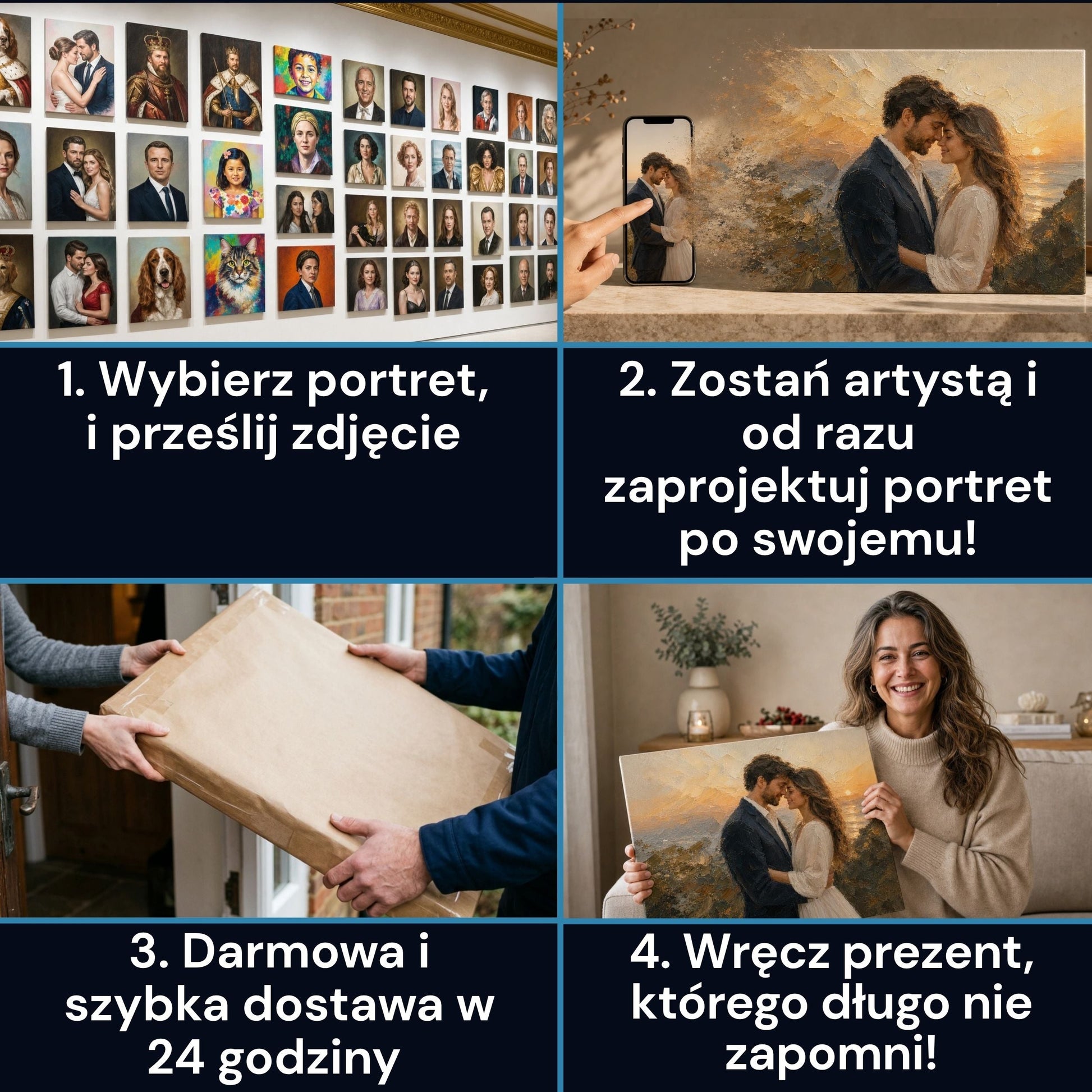 Jak działa zamówienie personalizowanego portretu - MamPortret.pl