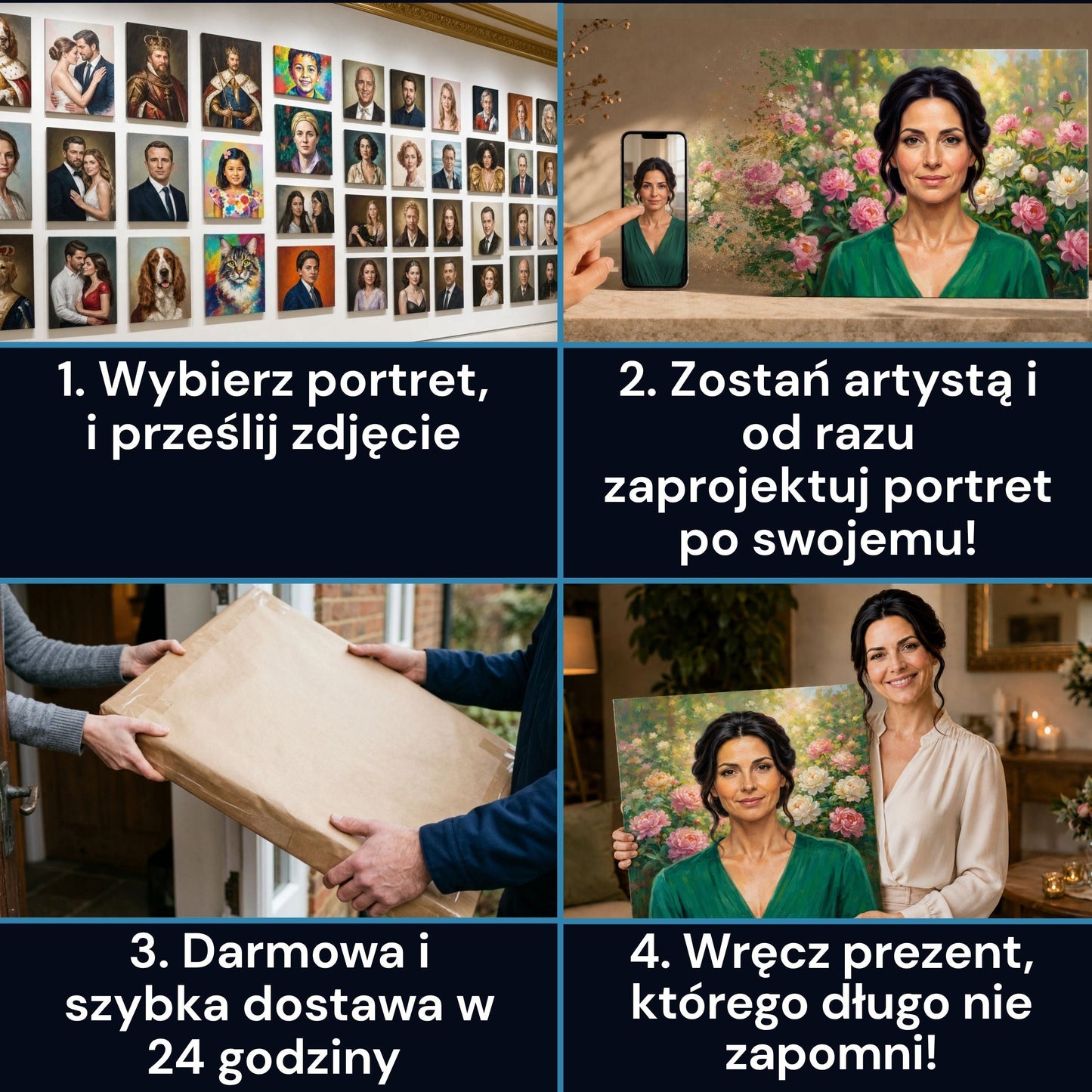 Jak działa zamówienie personalizowanego portretu - MamPortret.pl