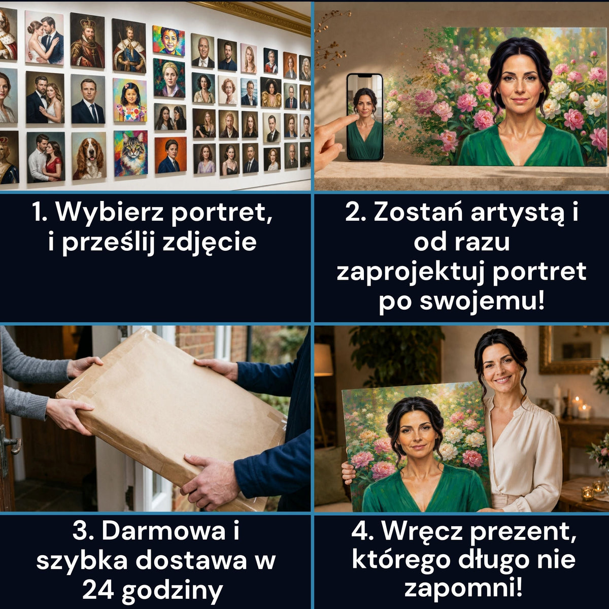 Jak działa zamówienie personalizowanego portretu - MamPortret.pl